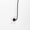 Design pendant lamp "Nebula" with plug and switch - 1x6W