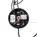 Design pendant lamp "Nebula" with plug and switch - 1x6W