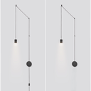Design pendant lamp "Nebula" with plug and switch - 1x6W