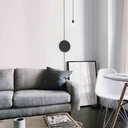 Design pendant lamp "Nebula" with plug and switch - 1x6W
