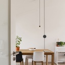 Design pendant lamp "Nebula" with plug and switch - 1x6W