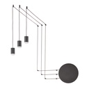 Design pendant lamp "Nebula" - 3x6W