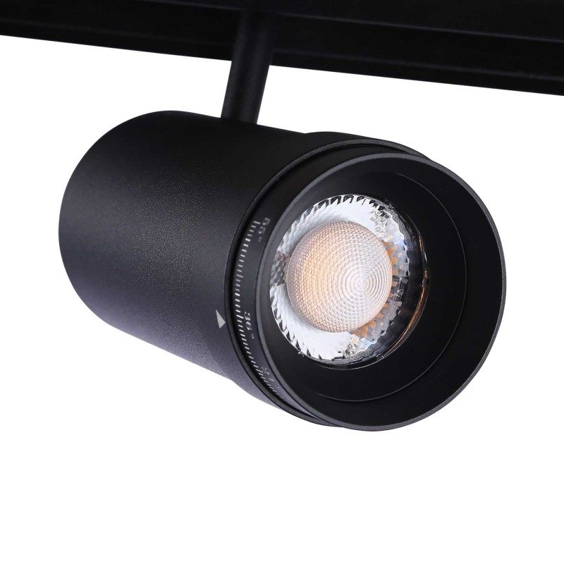 LED spotlight for magnetic rail with Zoom 10-55º - 48V - 12W
