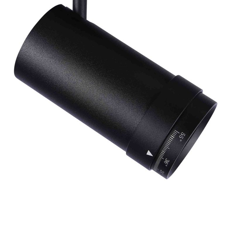 LED spotlight for magnetic rail with Zoom 10-55º - 48V - 12W
