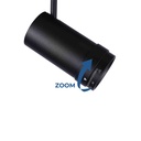 LED spotlight for magnetic rail with Zoom 10-55º - 48V - 12W