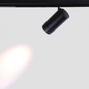 LED spotlight for magnetic rail with Zoom 10-55º - 48V - 25W