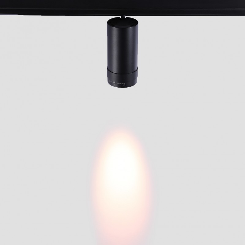 LED spotlight for magnetic rail with Zoom 10-55º - 48V - 25W
