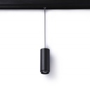 Suspension LED spotlight for magnetic rail with ZOOM 15°-60° - 48V - 8W - UGR16 - CRI95