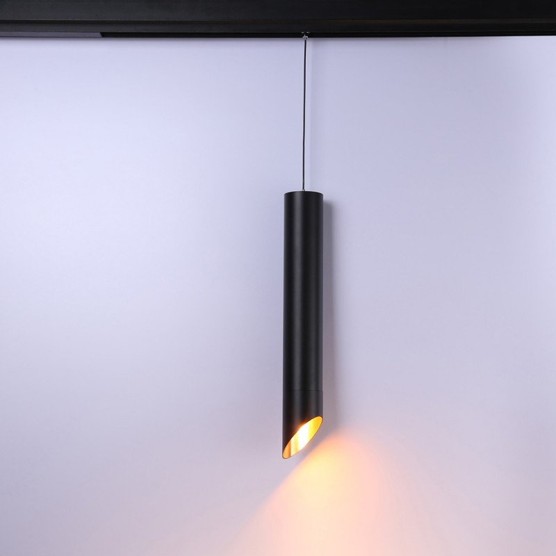 Suspension LED spotlight for magnetic rail - 48V - 7W - Low UGR - CRI95