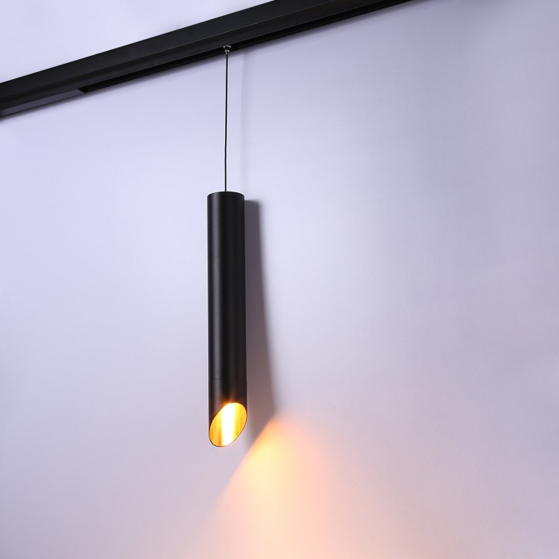 Suspension LED spotlight for magnetic rail - 48V - 7W - Low UGR - CRI95