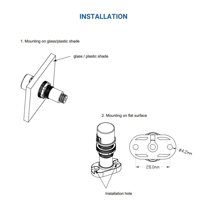360º photoelectric twilight sensor - surface or recessed - Dimming 1-10V DC
