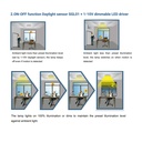 360º photoelectric twilight sensor - surface or recessed - Dimming 1-10V DC