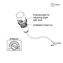 360º photoelectric twilight sensor - surface or recessed - Dimming 1-10V DC
