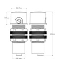 360º photoelectric twilight sensor - surface or recessed - Dimming 1-10V DC