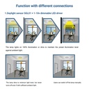 360º photoelectric twilight sensor - surface or recessed - Dimming 1-10V DC