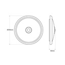 LED ceiling light with PIR sensor- 20W - Ø30cm - IP20