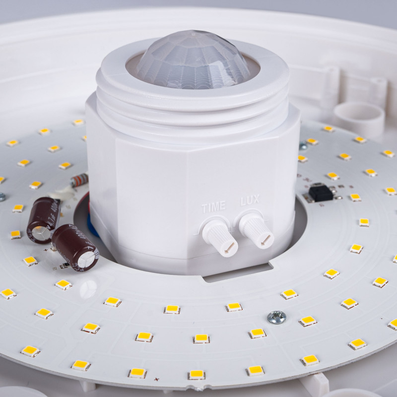 LED ceiling light with PIR sensor- 20W - Ø30cm - IP20