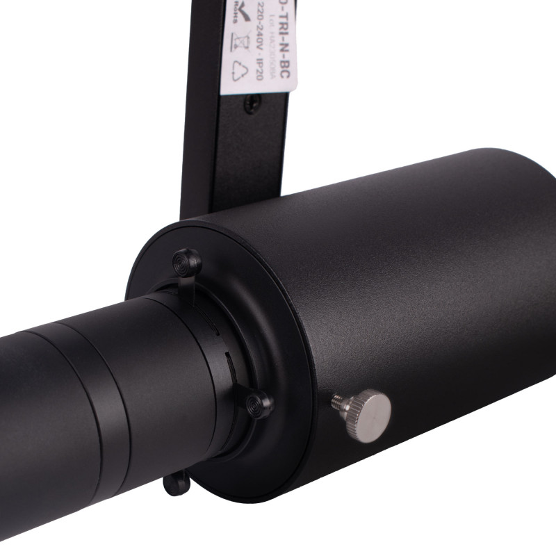 Shapeable LED light for 3-phase track - 10W - 20º-35°