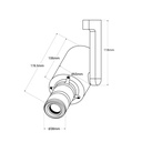 Shapeable LED light for 3-phase track - 10W - 20º-35°
