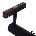 Shapeable LED spotlight for magnetic track 48V - 10W - 20º-35º