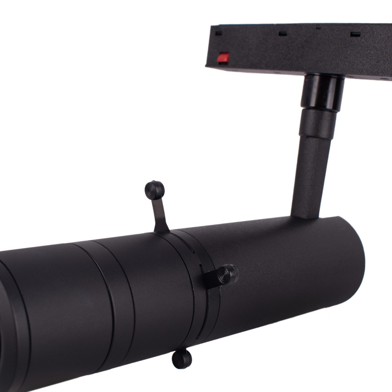 Shapeable LED spotlight for magnetic track 48V - 10W - 20º-35º