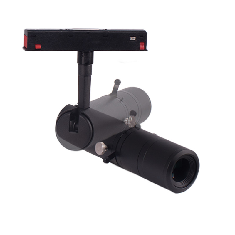 Shapeable LED spotlight for magnetic track 48V - 10W - 20º-35º