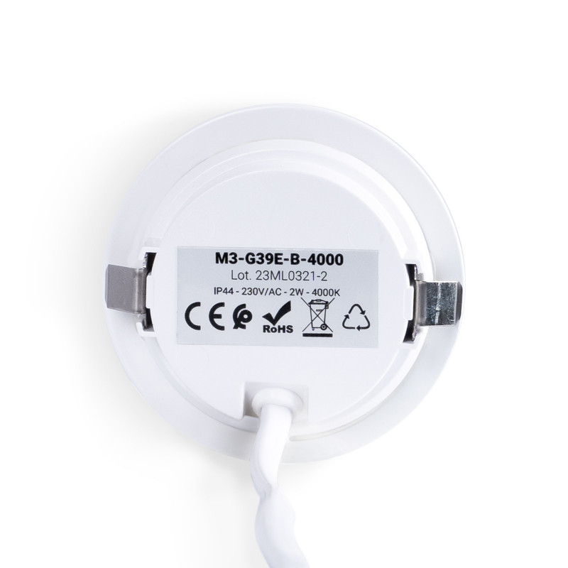 Under cabinet LED downlight - 2W 220V AC - IP44