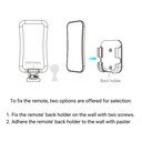 Remote control for IC RGB/RGBW SPI LED strip controller - 1 Zone - RF 2.4G
