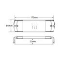 DMX512 Decoder 12-24V DC - 5A/channel - 4 Channels