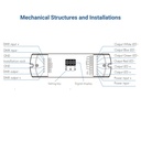 DMX512 Decoder 12-48V DC - 350-1200mA/channel - 4 Channels
