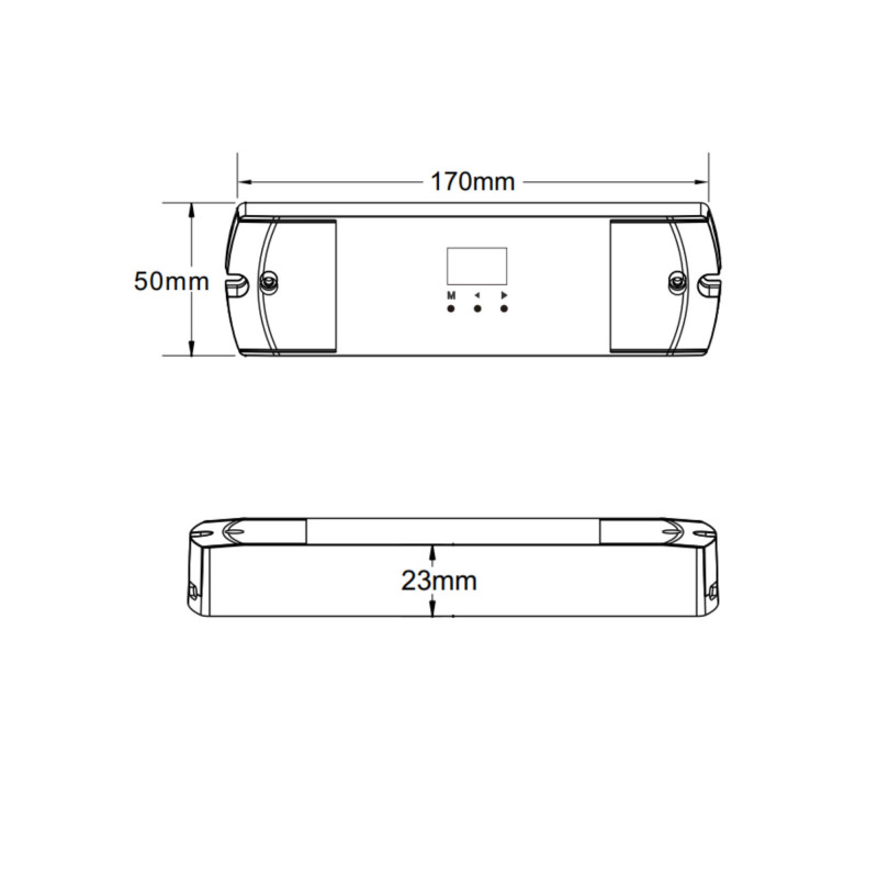 DMX512 Decoder 12-48V DC - 350-1200mA/channel - 4 Channels