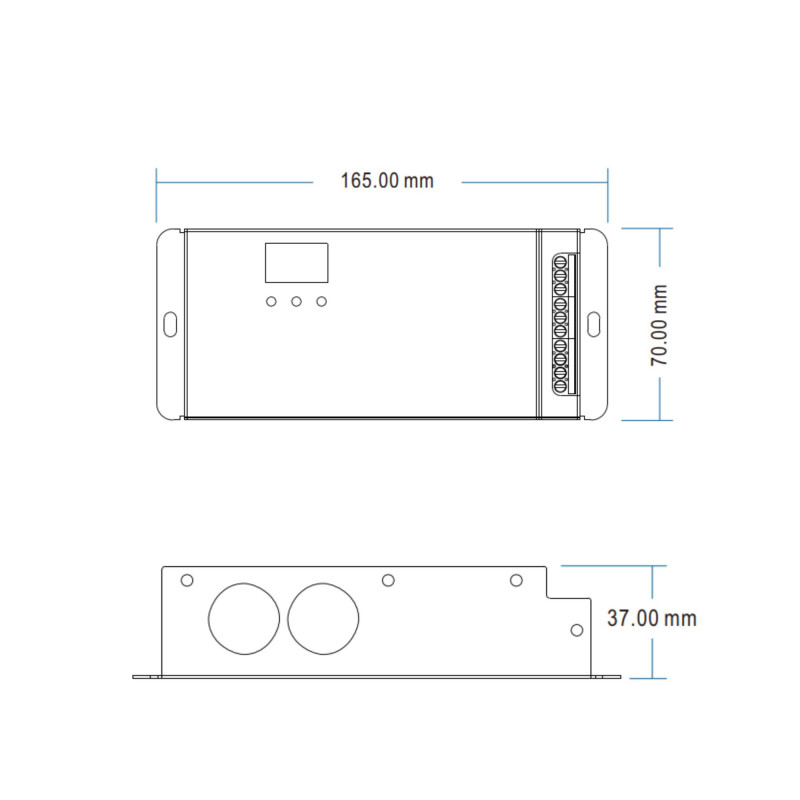 DMX512 decoder 110-240V AC - 1,5A/channel - 3 Channels