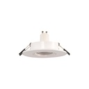 Round tilting downlight ring for GU10/MR16 bulb - Cutout Ø75 mm
