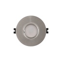 Round tilting downlight ring for GU10/MR16 bulb - Cutout Ø75 mm