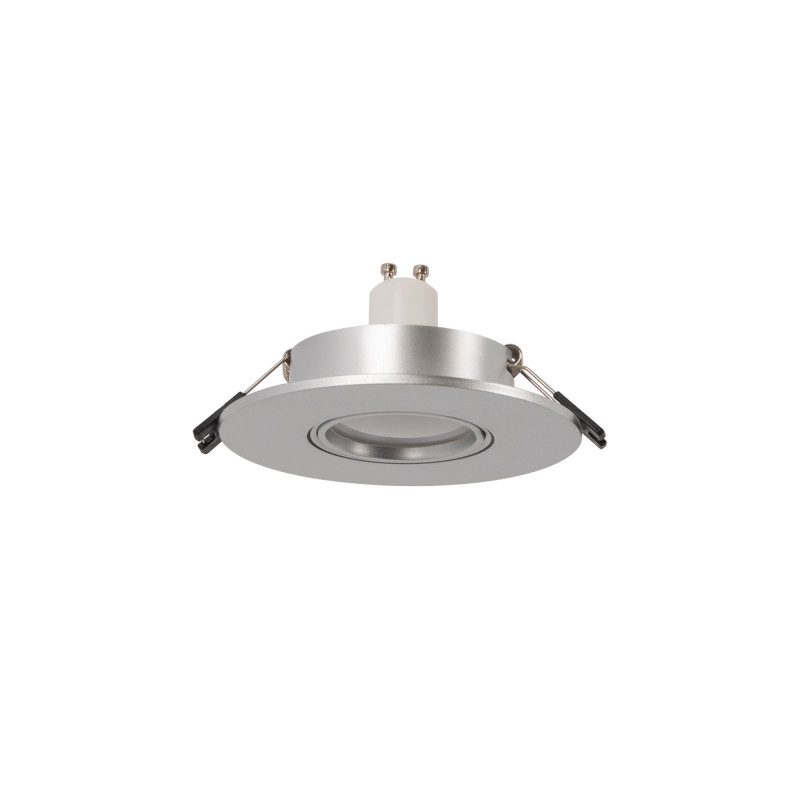 Round tilting downlight ring for GU10/MR16 bulb - Cutout Ø75 mm