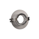 Round tilting downlight ring for GU10/MR16 bulb - Cutout Ø75 mm