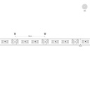 Λωρίδα LED 24V DC - 18W/m - Υπεριώδης - 10mm - IP20 - 5 μέτρα - SMD2835 120ch/m