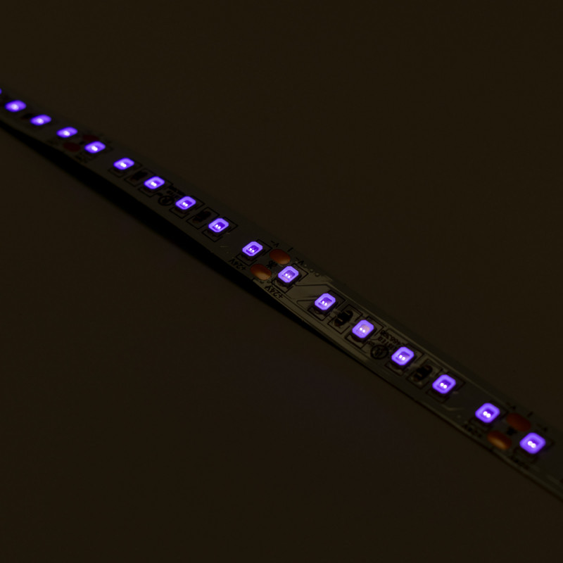 Λωρίδα LED 24V DC - 18W/m - Υπεριώδης - 10mm - IP20 - 5 μέτρα - SMD2835 120ch/m