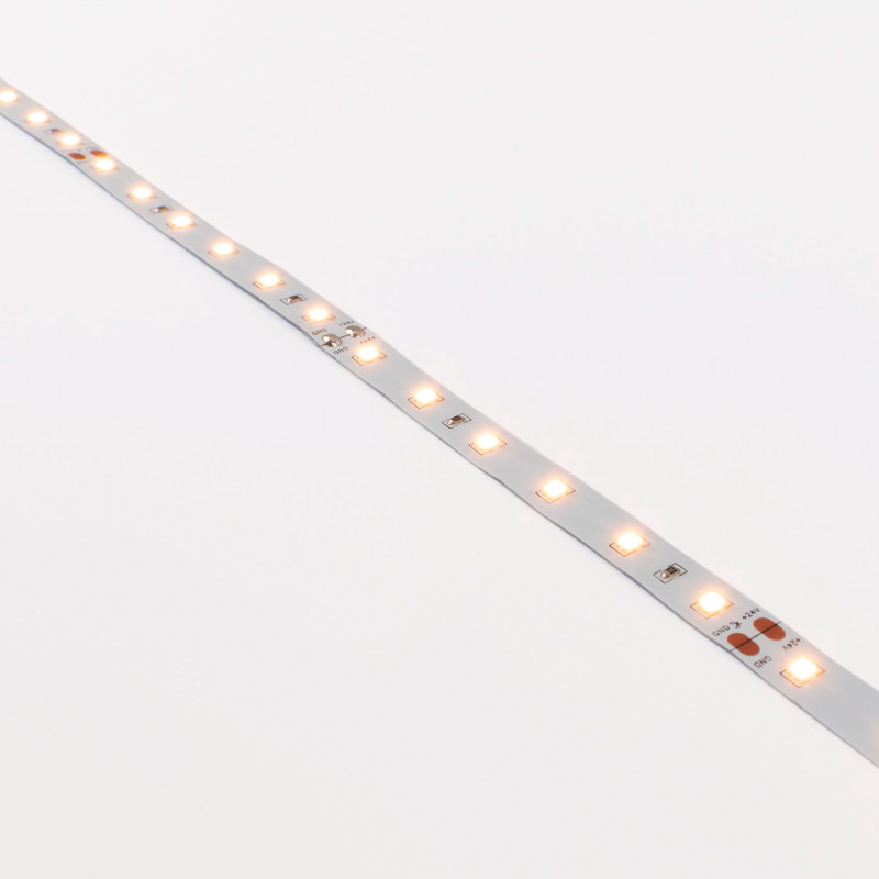 Λωρίδα LED 24V DC - 12W/m - Μονόχρωμη - 10mm - IP20 - 5 μέτρα - SMD2835 60ch/m