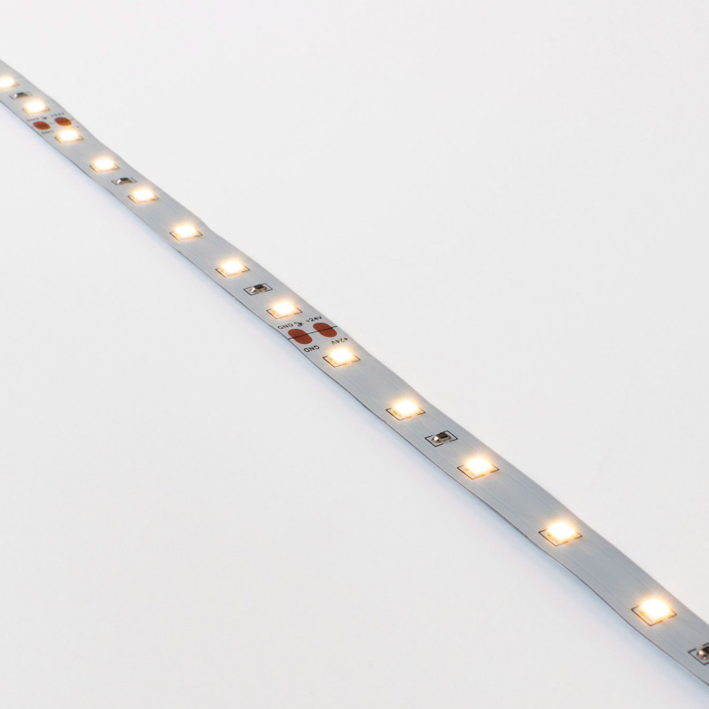 Λωρίδα LED 24V DC - 12W/m - Μονόχρωμη - 10mm - IP20 - 5 μέτρα - SMD2835 60ch/m