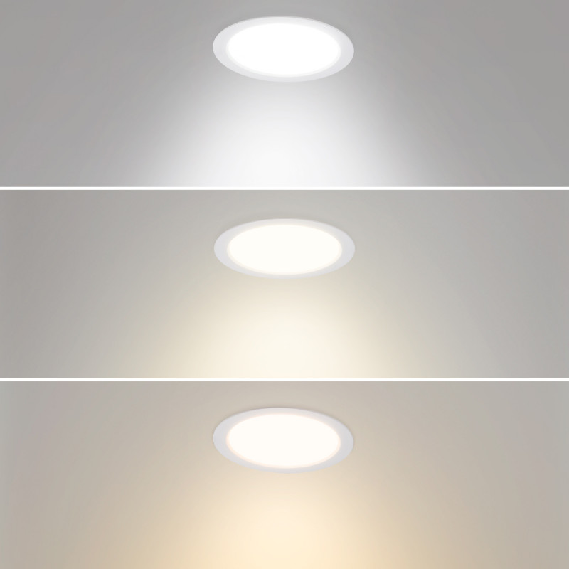 12W PRO Downlight - CCT - 148lm/W - IP54 - UGR19 - Cutout ø120mm
