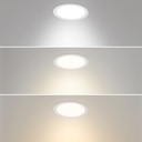 12W PRO Downlight - CCT - 148lm/W - IP54 - UGR19 - Cutout ø120mm