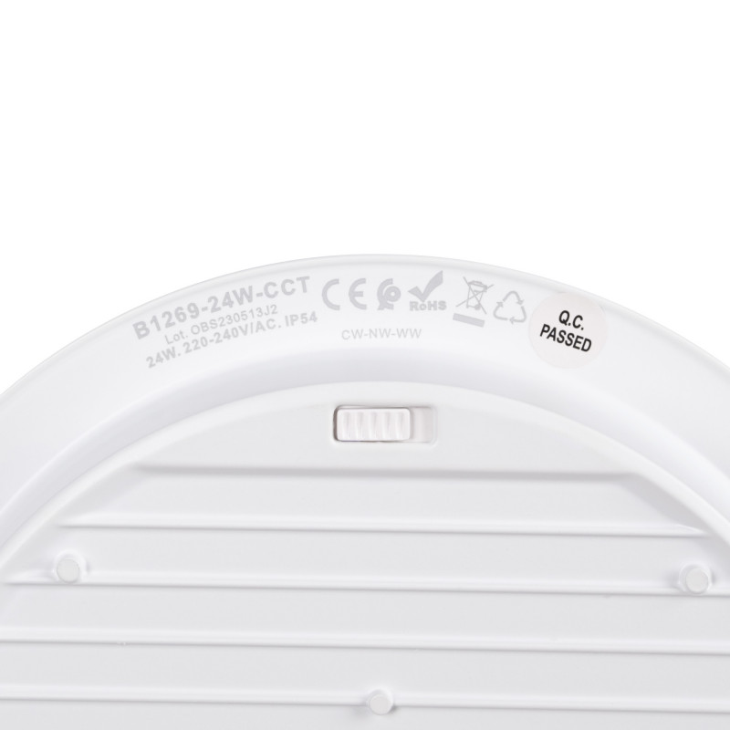 24W PRO Downlight - CCT - 153lm/W - IP54 - UGR19 - Cutout ø205mm