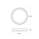 Round CCT LED ceiling light - 30W - Ø40cm - 2000lm - IP20