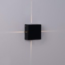 "Karen 4" outdoor square LED wall light - 6W - IP54