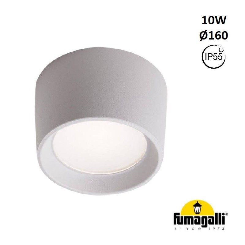CCT "Livia 160" FUMAGALLI outdoor ceiling light - 10W - GX53 - IP55