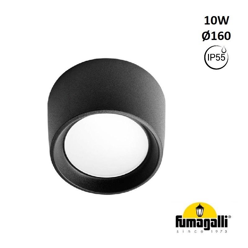 CCT "Livia 160" FUMAGALLI outdoor ceiling light - 10W - GX53 - IP55