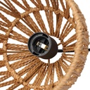 Woven paper pendant lamp "Rems" - E27