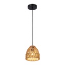 Woven paper pendant lamp "Rems" - E27