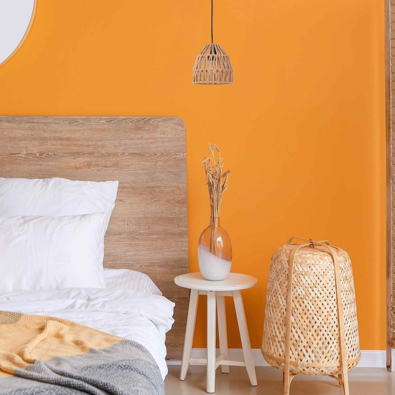 Woven paper pendant lamp "Rems" - E27